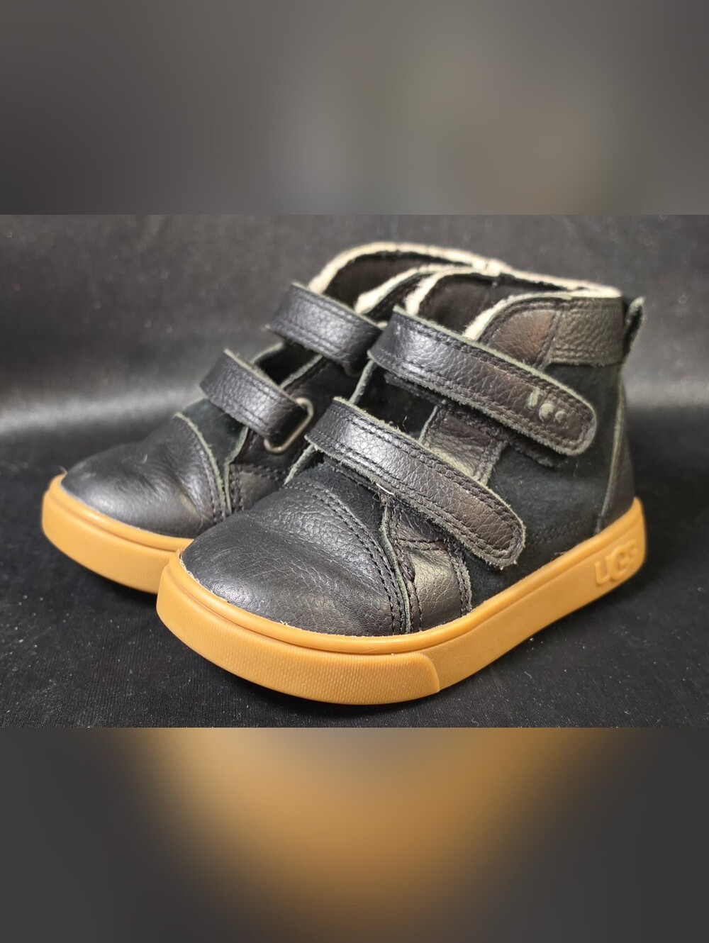 UGG Toddlers Rennon II Shoes Black Size 8